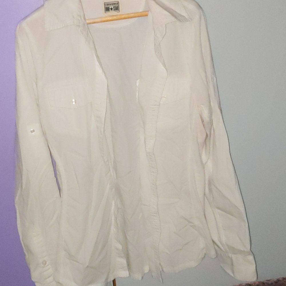 White button down shirt super comfy